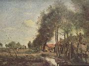 Jean-Baptiste Camille Corot Strabe in Sin-Le-Noble painting